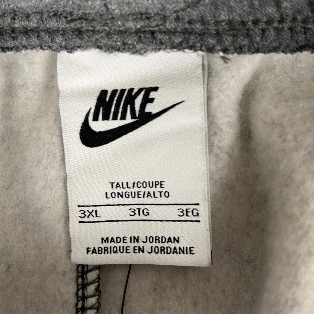 Nike Sportswear Club Fleece Joggers Mens 3XLT Grey Tapered Sweatpants BV2671-071